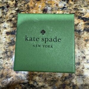 kate spade new york Huggie Hoop Earrings Gold Faux Pearl Heart Charm White